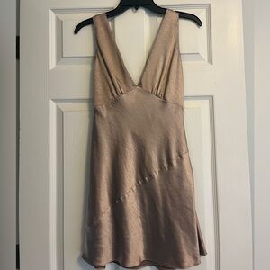 Meshki Champagne Mini Dress